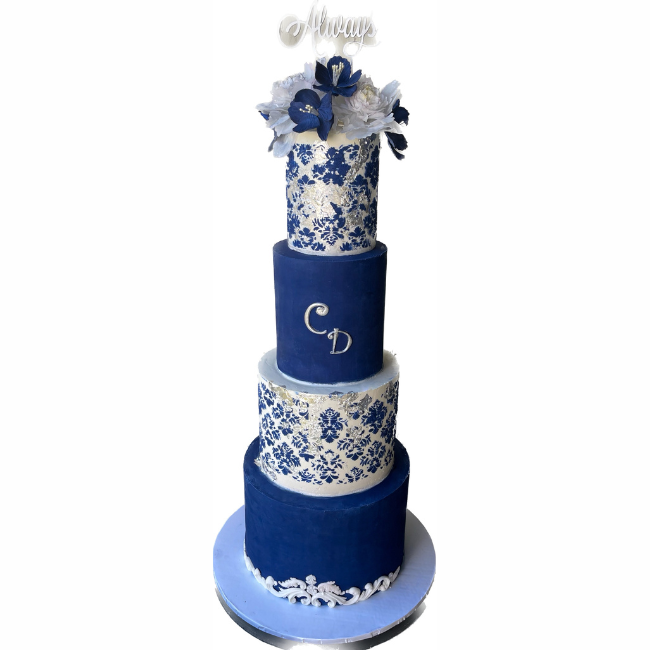 Wedding Cake blue